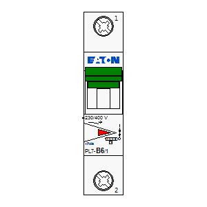 
                    schematic symbol: Eaton - PL7-B6-1