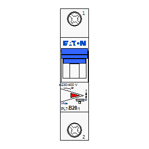 
                    schematic symbol: Eaton - PL7-B20-1