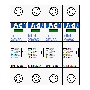 schematic symbol: Eaton - SPBT12-280-4