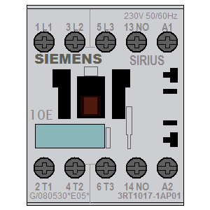 schematic symbol: anderen - Siemens Sirius 3RT1017-1AP01