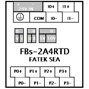 Simbolo: fatek - FBs-2A4RTD