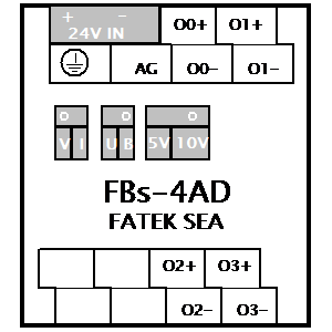 schematic symbol: fatek - FBs-4AD