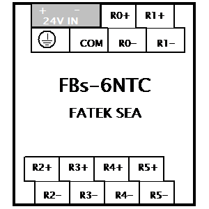 schematic symbol: fatek - FBs-6NTC