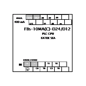 Simbolo: fatek - FBs-10MA(C)-DC