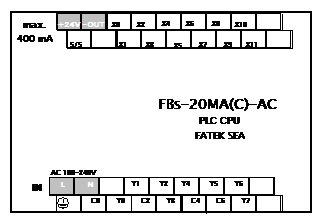 : fatek - FBs-20MA(C)-AC