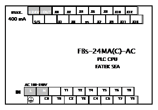 : fatek - FBs-24MA(C)-AC