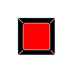 Symbol: druk knop - 15x15x31_rood