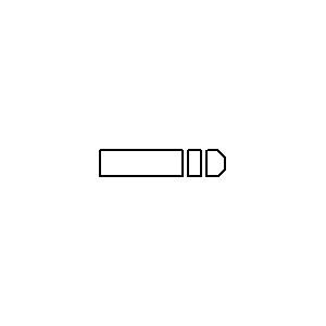 Symbol: connectoren - Jack plug mannelijk (stereo)