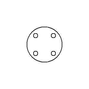 Symbol: aansluitdozen - Aansluitdoos met 4 klemmen