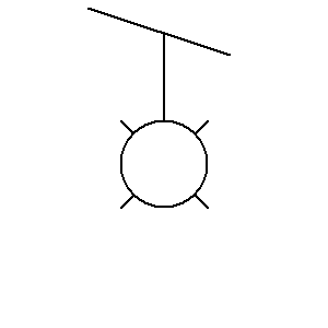 schematic symbol: radiostations - Passief ruimtestation