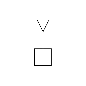 Symbol: funkstellen - Funkstelle