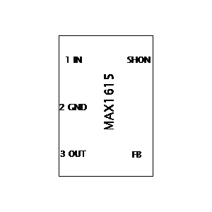 Symbol: integrierte Schaltungen - ABZD MAX1615(16)