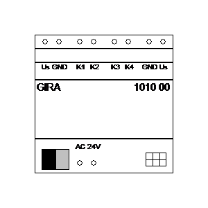 schematic symbol: KNX - 1010 00