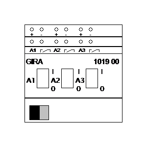 schematic symbol: KNX - 1017-1019 00