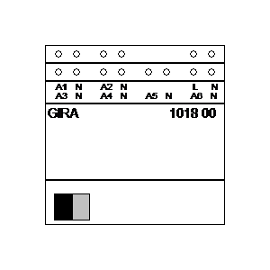 schematic symbol: KNX - 1018 00