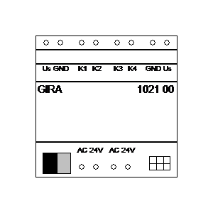 schematic symbol: KNX - 1021 00