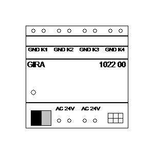 schematic symbol: KNX - 1022 00