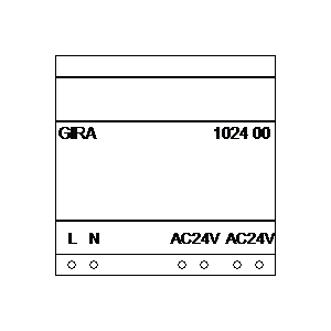 schematic symbol: KNX - 1024 00