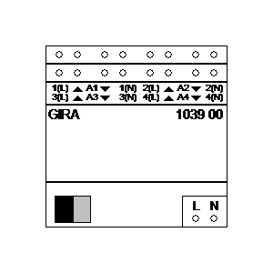 schematic symbol: KNX - 1039 00
