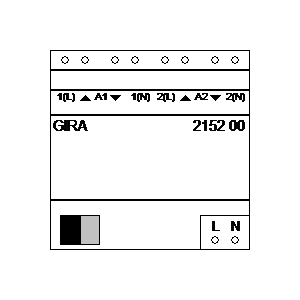 schematic symbol: KNX - 2152 00