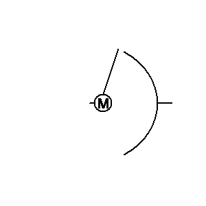 
                    schematic symbol: keuzeschakelaar - Motoraangedreven selector met thuispositie