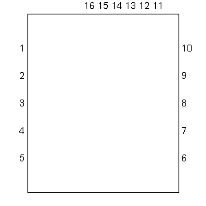 Symbol: integrierte schaltungen - 10x10