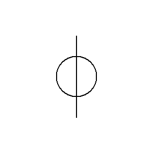 Symbol: transformateur de courant - transformateur de courant, symbole générale /Forme 1