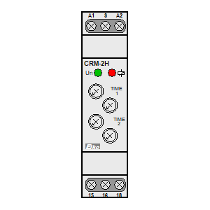 Symbol: tijd relais - CRM-2H