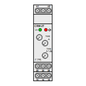 Symbol: tijd relais - CRM-2T