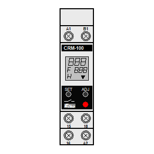 Symbol: tijd relais - CRM-100