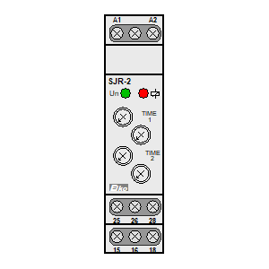 Symbol: tijd relais - SJR-2