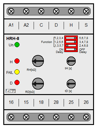 : niveau relais - HRH-8