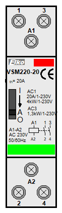 : installation contactors - VSM220-20-230V