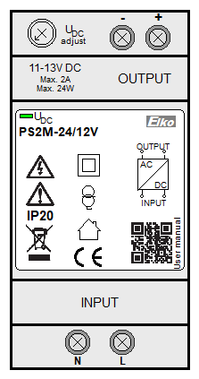 : instalační stykače - PS2M-24-12V