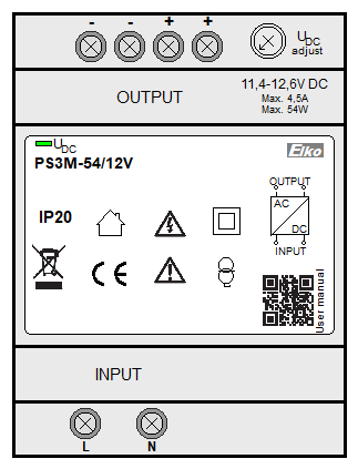 : instalační stykače - PS3M-54-12V