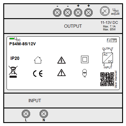 : instalační stykače - PS4M-85-12V
