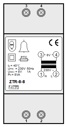 : instalační stykače - ZTR-8-8