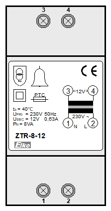 : instalační stykače - ZTR-8-12