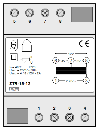 : instalační stykače - ZTR-15-12