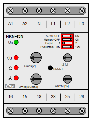 : spanningsrelais - HRN-43N