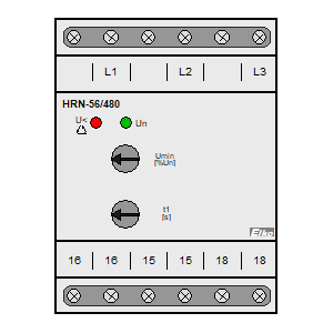 Symbol: voltage relays - HRN-56_480