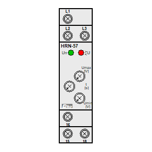 Symbol: voltage relays - HRN-57
