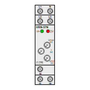 Symbol: voltage relays - HRN-57N