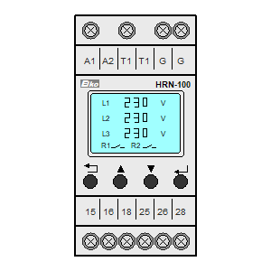 Symbol: voltage relays - HRN-100