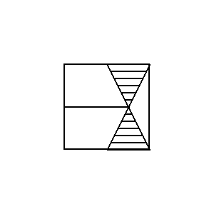 schematic symbol: in werking - Windmolen in bedrijf