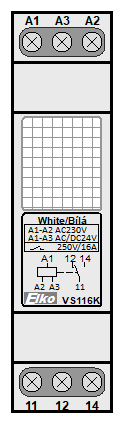 : auxiliary relays - VS116K white