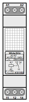 : auxiliary relays - VS116U white