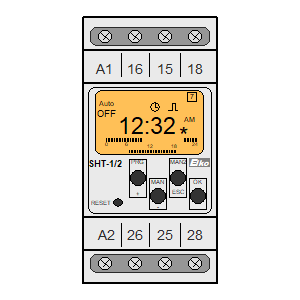 Symbol: switch clock - SHT-1-2