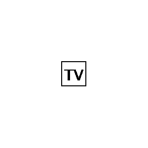 Symbol: outlets - TV outlet