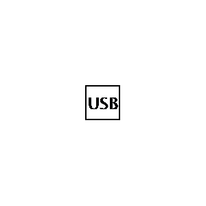 Symbol: outlets - USB outlet